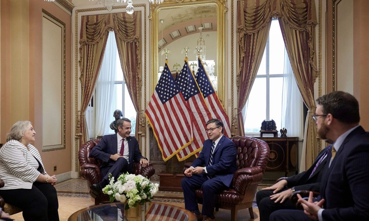 ΗΠΑ: Ο Μητσοτάκης συναντήθηκε με τον ηγέτη της πλειοψηφίας στη Γερουσία