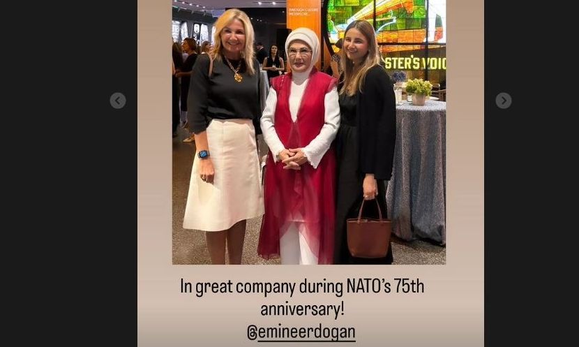 Συνάντηση της Μαρέβας Μητσοτάκη με την Εμινέ Ερντογάν στην Ουάσινγκτον