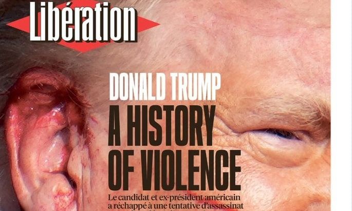 Σάλος από το πρωτοσέλιδο της Liberation για την απόπειρα κατά του Ντόναλντ Τραμπ
