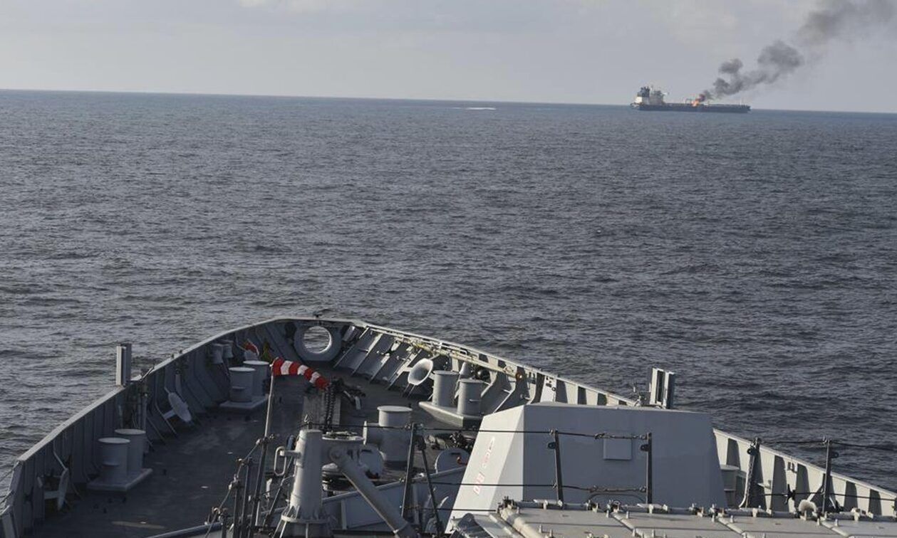 Χούθι: Βίντεο από την επίθεση με το θαλάσσιο drone στο δεξαμενόπλοιο ελληνικών συμφερόντων