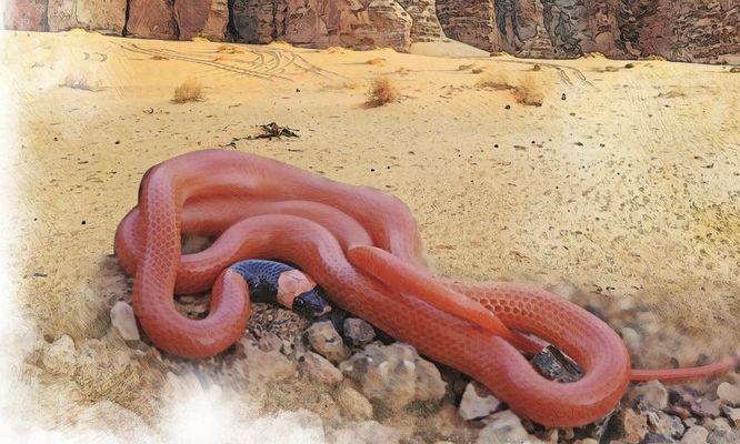 Ανακαλύφθηκε ένα νέο είδος φιδιού στην όαση της Αλούλα στη Σαουδική Αραβία