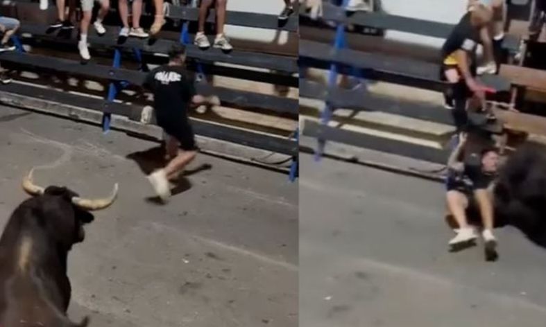 Ισπανία: Ταύρος πετά στον αέρα τουρίστα και τον χτυπά με τα κέρατά του – Βίντεο ντοκουμέντο