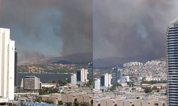 Τουρκία: Ο καπνός κάλυψε τον ουρανό της Σμύρνης – Σε κατοικημένες περιοχές έφτασε το πύρινο μέτωπο