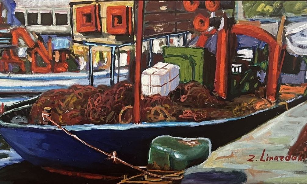 Ναυτικό Μουσείο της Ελλάδος: Ατομική έκθεση «Καράβια και Λιμάνια» από την Ζήνα Λιναρδάκη