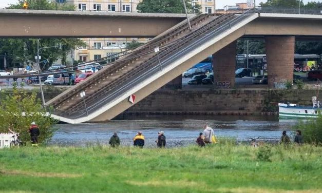 Συναγερμός στη Γερμανία: Κατέρρευσε γέφυρα στη Δρέσδη