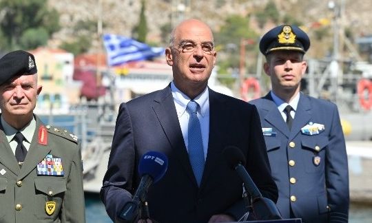 Belharra: Έφτασε στην Γαλλία ο Νίκος Δένδιας – Τα πρώτα πλάνα από την άφιξή του