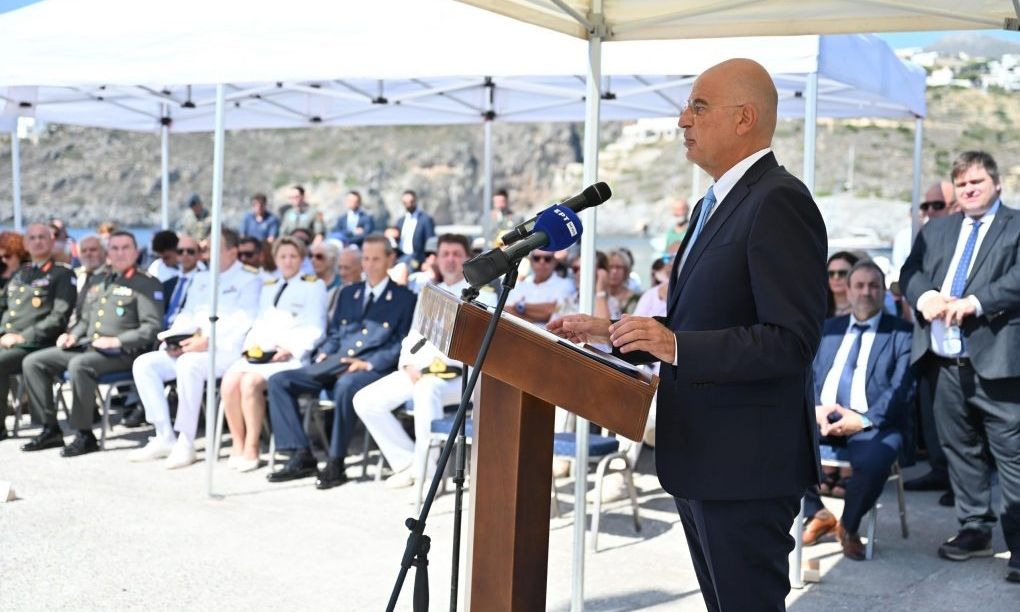 Νίκος Δένδιας από Κύθηρα: «Η Ελλάδα δεν μπορεί να υπάρξει χωρίς την κυριαρχία στα πελάγη μας»