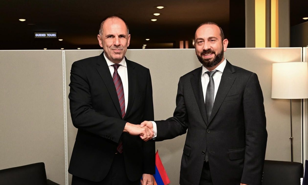 ΟΗΕ: Συνάντηση Γεραπετρίτη με τον υπουργό Εξωτερικών της Αρμενίας