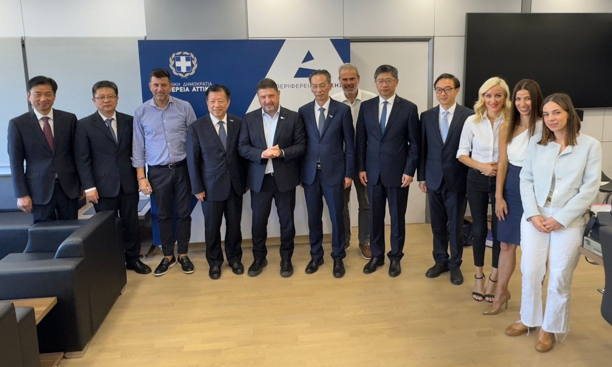 Νίκος Χαρδαλιάς: Συνάντηση με τον αναπληρωτή Περιφερειάρχη της κινέζικης επαρχίας Jiangsu