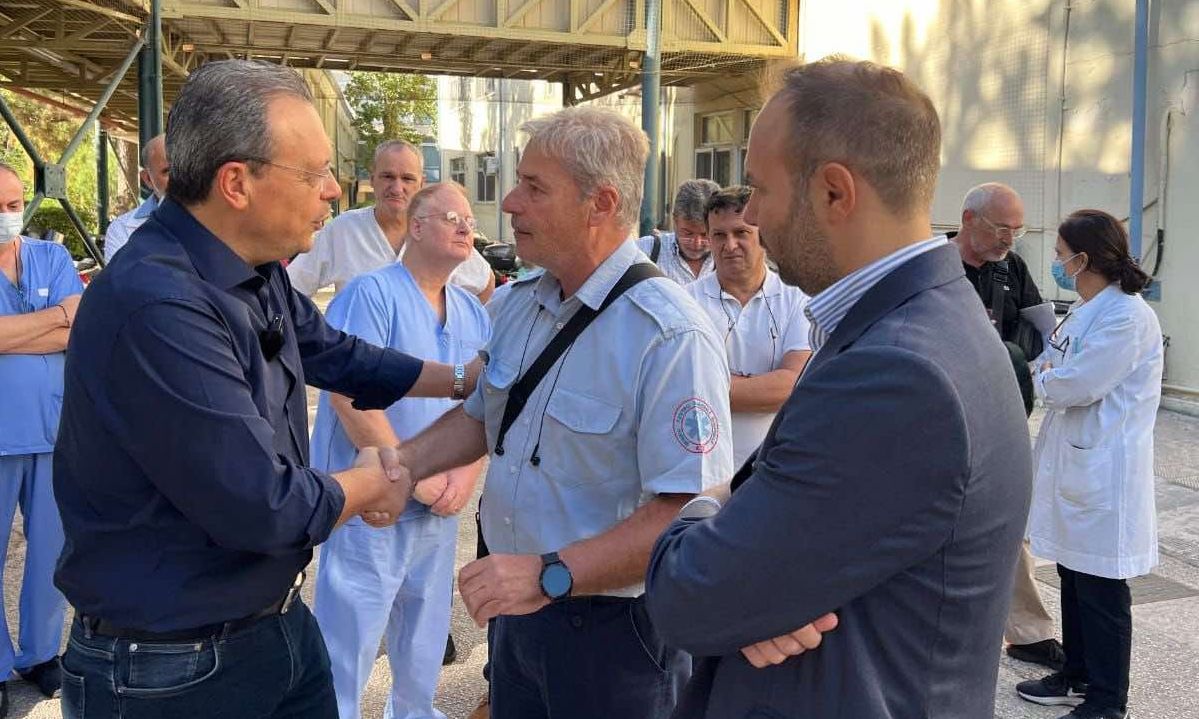 Σωκράτης Φάμελλος: Επί τάπητος θέμα Υγείας στο νοσοκομείο Αθηνών «Γ. Γεννηματάς»