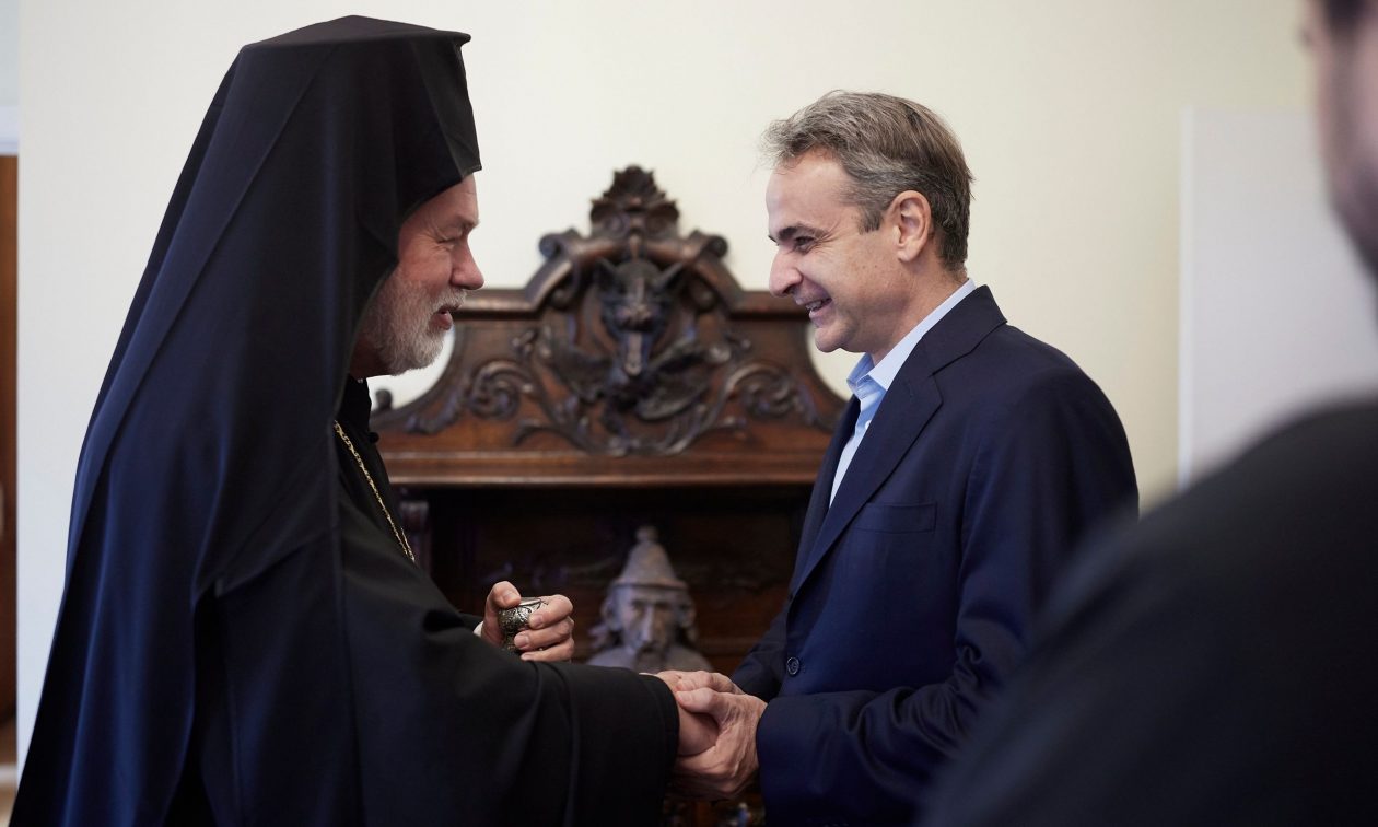 Βρυξέλλες: Συνάντηση Μητσοτάκη με τον Μητροπολίτη Βελγίου κ. Αθηναγόρα