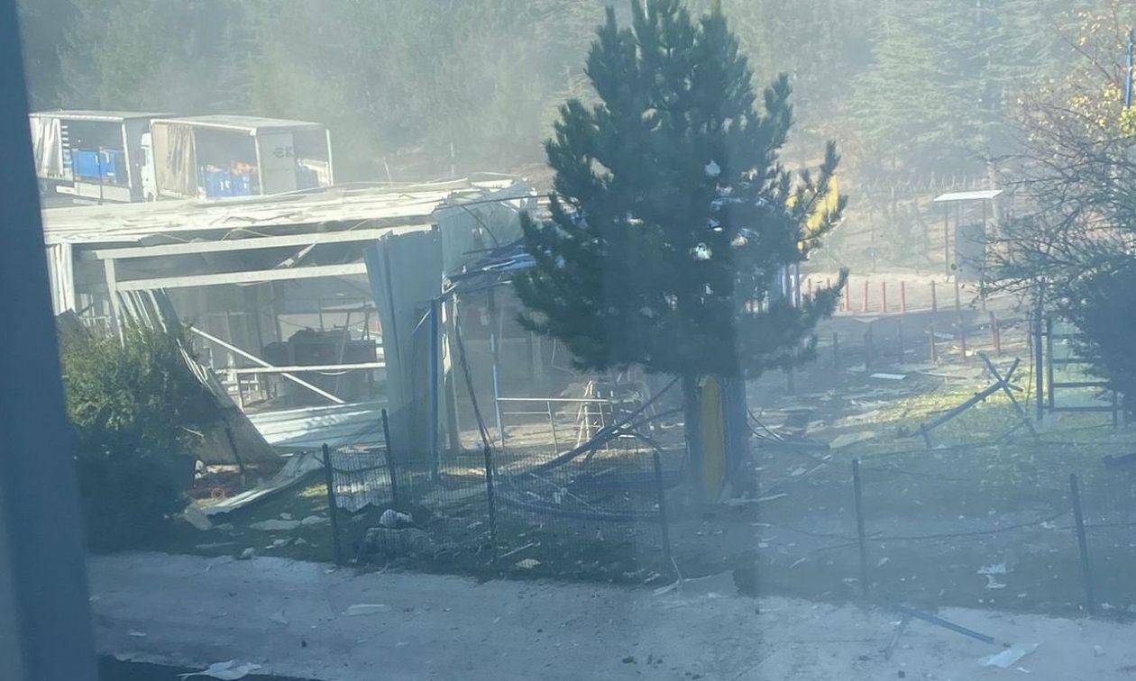 Η πρώτη εικόνα από την στιγμή της επίθεσης στην Τουρκική Αεροδιαστημική Βιομηχανία
