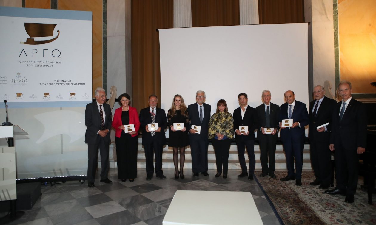 Κατερίνα Σακελλαροπούλου: Η ΠτΔ επέδωσε τα Βραβεία ΑΡΓΩ σε τελετή στην Ακαδημία Αθηνών