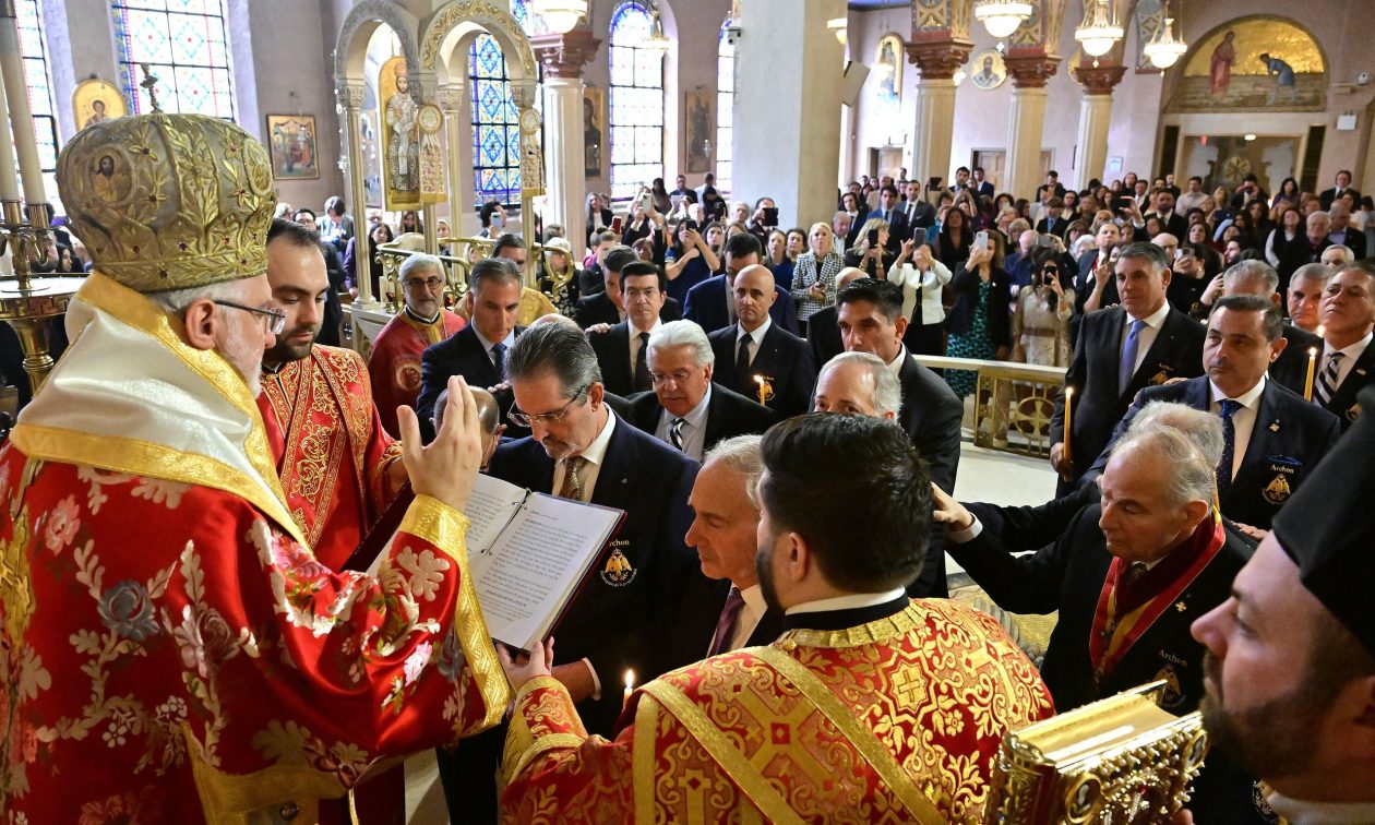 Αρχιεπίσκοπος Αμερικής Ελπιδοφόρος: Χειροθέτησε 28 νέους Άρχοντες του Οικουμενικού Πατριαρχείου