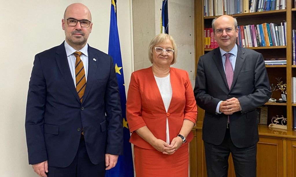 Συνάντηση Χατζηδάκη με τους επικεφαλής της Eurostat και της ΕΛΣΤΑΤ