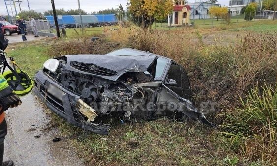Λαμία: Τροχαίο ατύχημα με εκτροπή αυτοκινήτου – Τραυματίστηκε η οδηγός