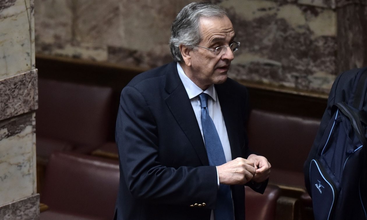 Σαμαράς: Ομόφωνα εκτός Κοινοβουλευτικής Ομάδας της Νέας Δημοκρατίας