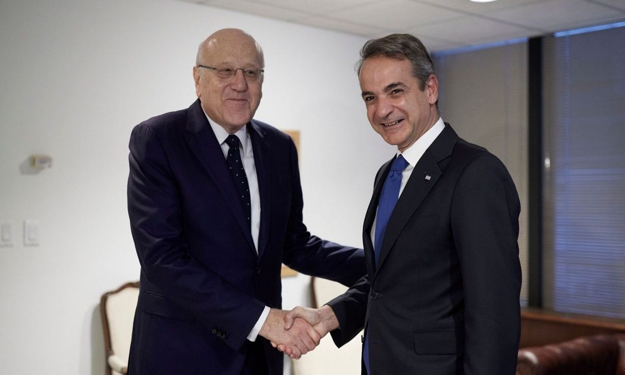 Ο Μητσοτάκης μίλησε με τον πρωθυπουργό του Λιβάνου – Χαιρέτισε την επίτευξη εκεχειρίας