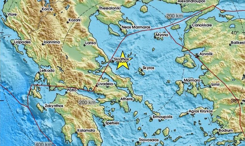 Σεισμός στην Αλόννησο – Αισθητός και στη Σκόπελο (pics)