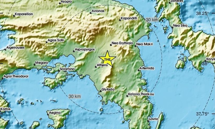 Σεισμός τώρα σε Χαλάνδρι και Αγία Παρασκευή (pics)