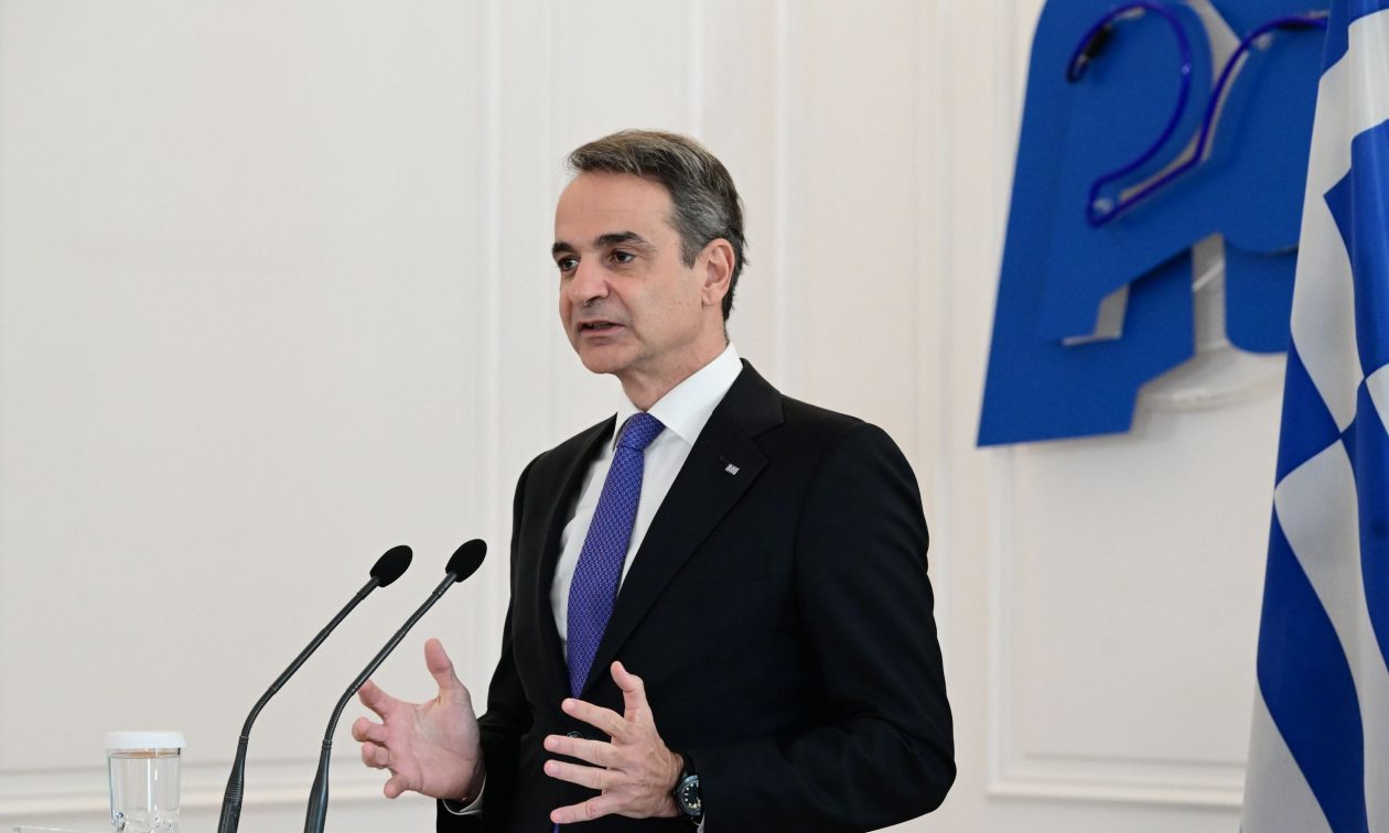 Ο Κυριάκος Μητσοτάκης στο συνέδριο για την εξωτερική πολιτική – LIVE