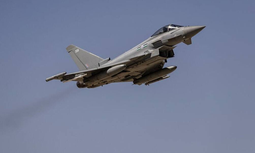 Δύο βρετανικά πολεμικά αεροσκάφη Eurofighter Typhoon έφτασαν στην Άγκυρα
