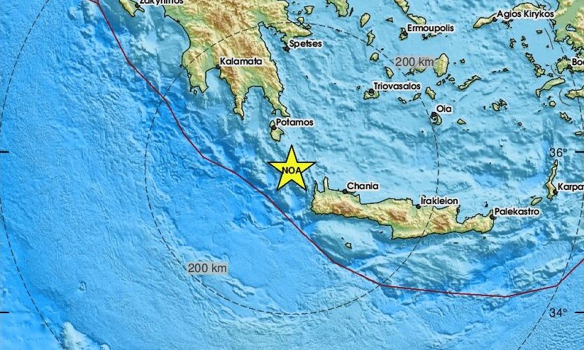 Σεισμός κοντά στα Αντικύθηρα (pics)