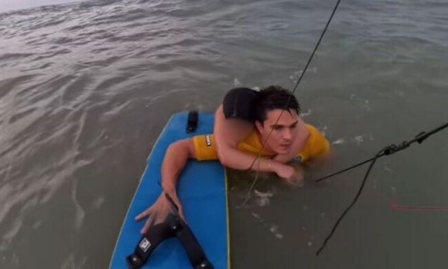 Ολυμπιονίκης kite surfer σώζει γυναίκα που πνίγεται
