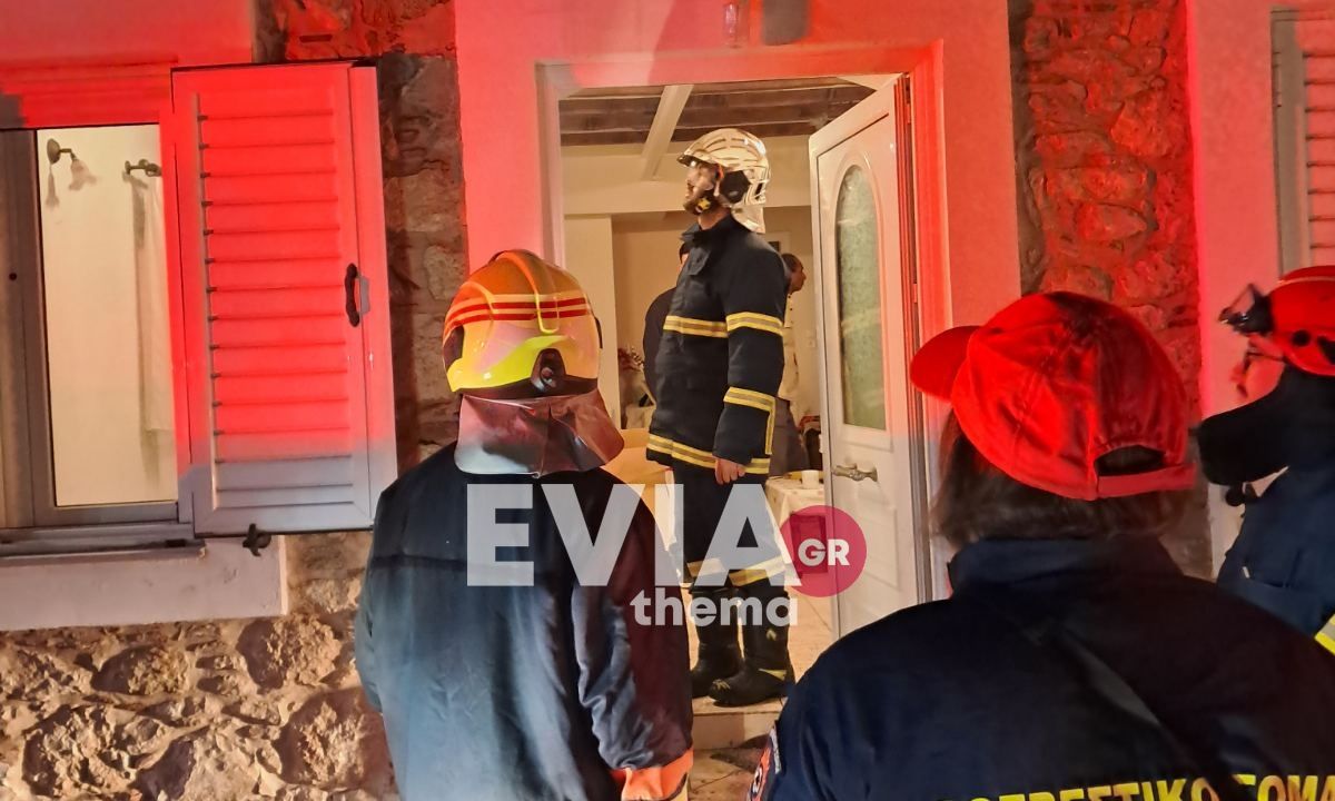 Φωτιά σε σπίτι στην Εύβοια – Στο νοσοκομείο ηλικιωμένη