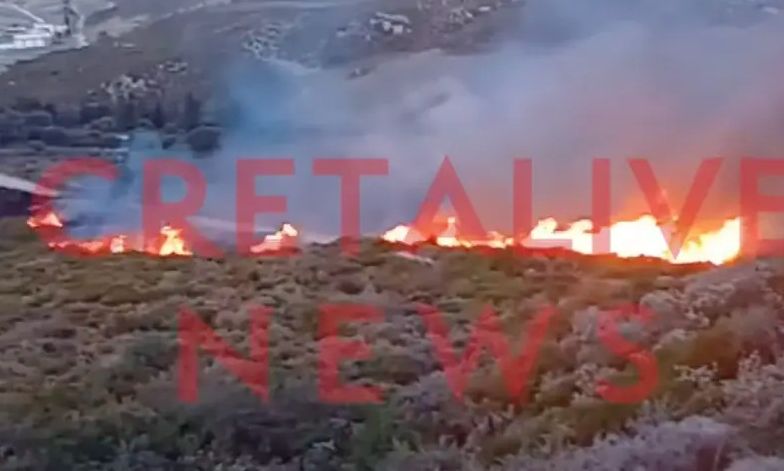 Φωτιά στο Ηράκλειο