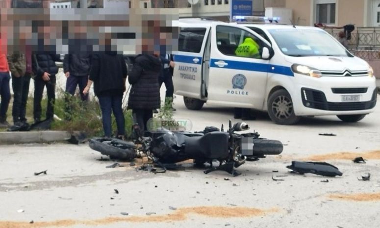 Τροχαίο στα Ιωάννινα: Σοβαρά τραυματισμένος 20χρονος δικυκλιστής