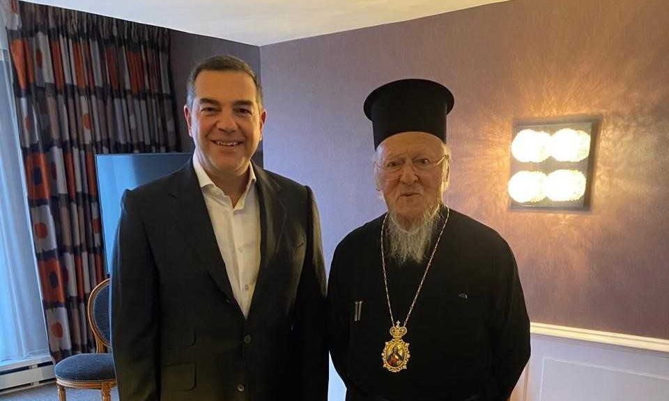 Συνάντηση Αλέξη Τσίπρα με τον Οικουμενικό Πατριάρχη Βαρθολομαίο στο Στρασβούργο