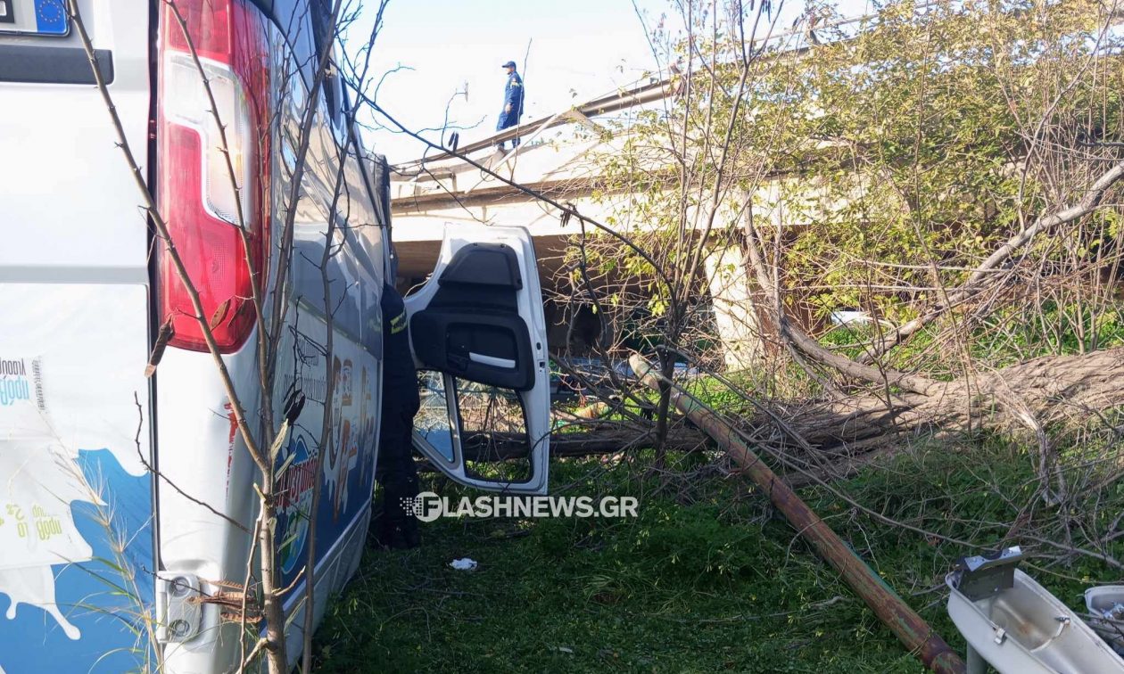Κρήτη: Τροχαίο στον ΒΟΑΚ – Φορτηγό έπεσε από γέφυρα