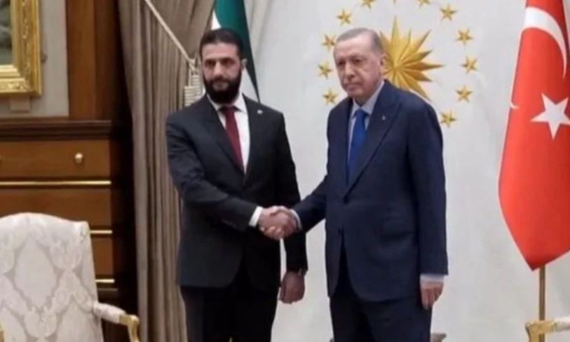 Τουρκία: Συνάντηση  Ερντογάν με τον Αλ Σάρα (Τζολάνι) – Η τουρκία δημιουργεί βάσεις στη Συρία