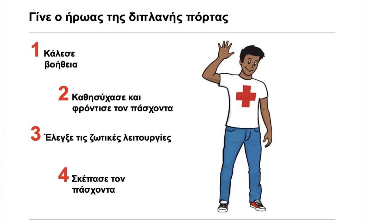 O Ελληνικός Ερυθρός Σταυρός υλοποιεί μαθήματα Πρώτων Βοηθειών εξ αποστάσεως (e-learning)