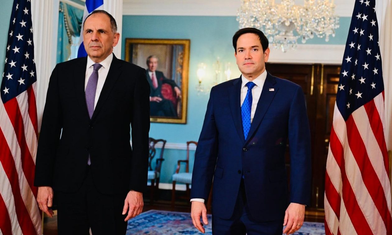 Η Ελληνοαμερικανική συνεργασία στο επίκεντρο της συνάντησης Γεραπετρίτη – Ρούμπιο