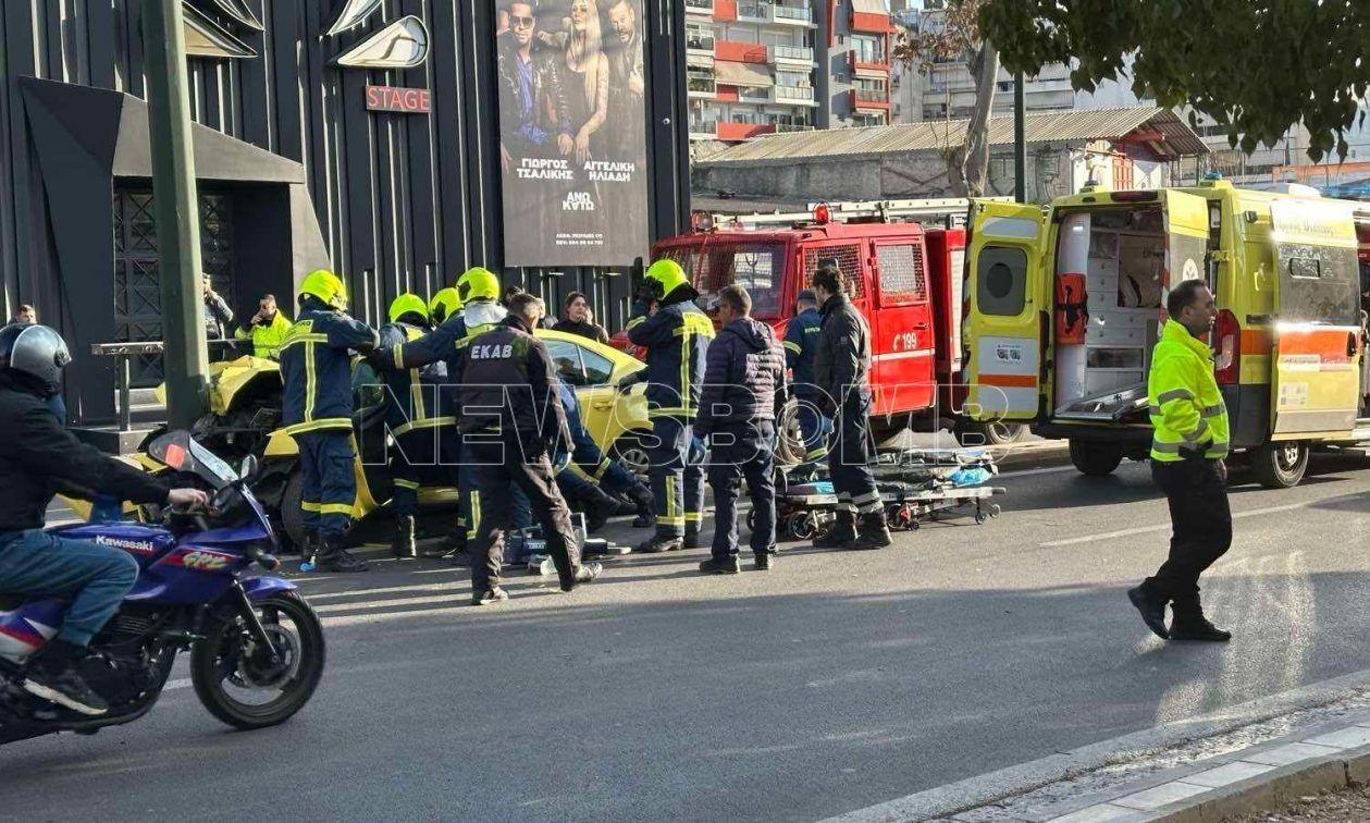 Τροχαίο με ταξί στην Πειραιώς: «Κάτι έπαθε ο οδηγός – Δεν φρέναρε καθόλου», λέει αυτόπτης μάρτυρας