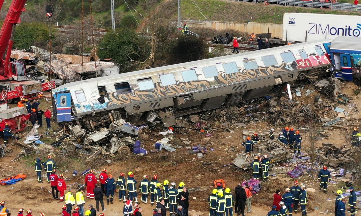 Τέμπη: Κλιμάκιο της Πυροσβεστικής στο Κουλούρι για την εμπορική αμαξοστοιχία την Παρασκευή