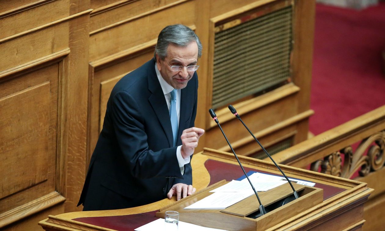 Παρέμβαση Σαμαρά στη συζήτηση για την πρόταση δυσπιστίας