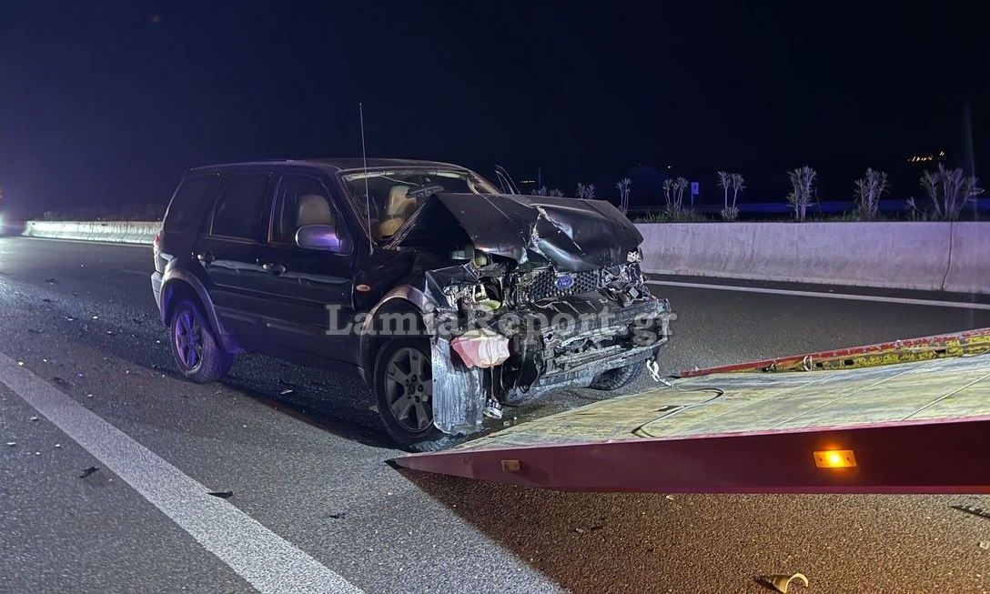 Λαμία: IX έπεσε σε φορτηγό που δεν είχε φώτα – Στο νοσοκομείο ο οδηγός