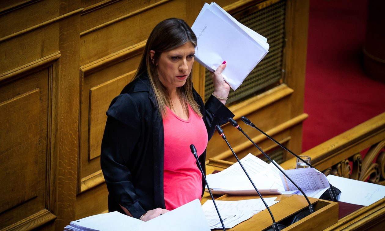 Ορυμαγδός στη Βουλή μετά το σχόλιο βουλευτή της ΝΔ κατά της Ζωής Κωνσταντιπούλου