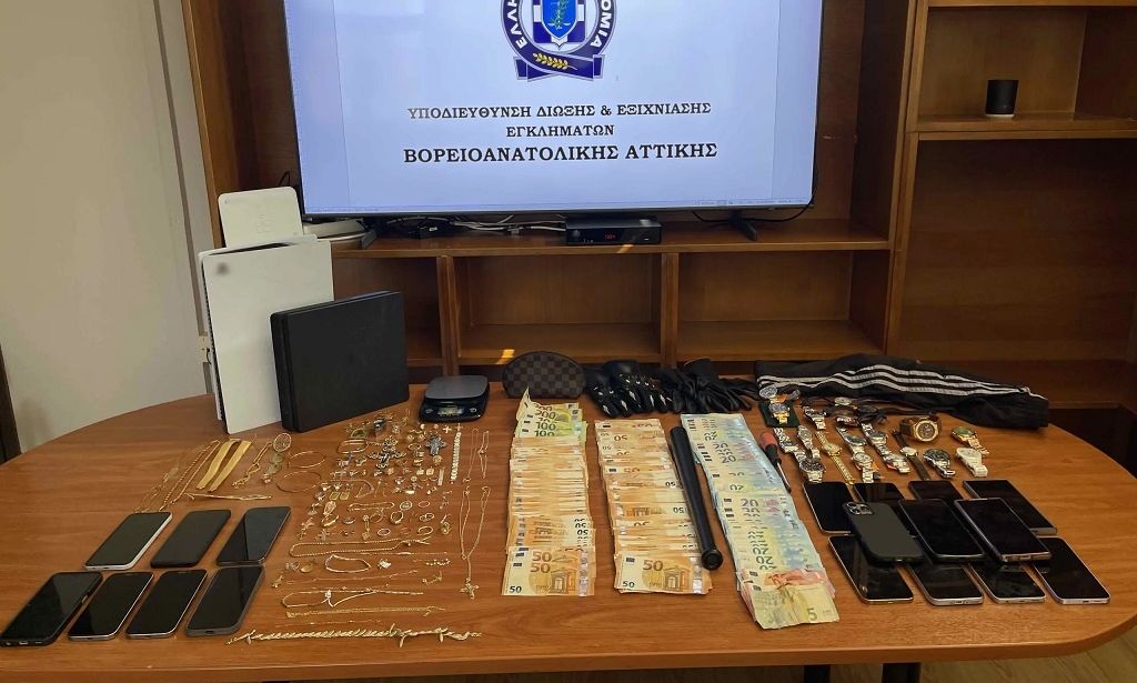 Εξαρθρώθηκε συμμορία που ρήμαζε σε σπίτια σε περιοχές της Βορειοανατολικής Αττικής