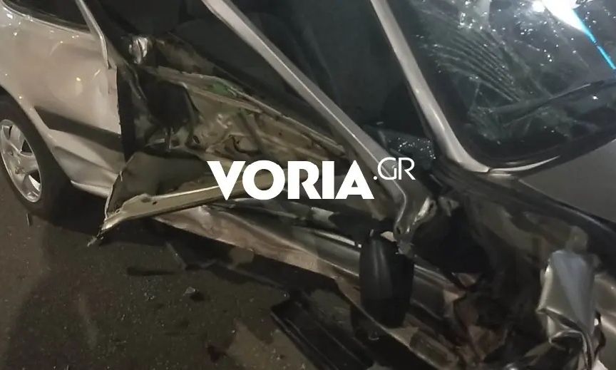 Θεσσαλονίκη: Καραμπόλα τριών οχημάτων στην άνοδο για Ωραιόκαστρο
