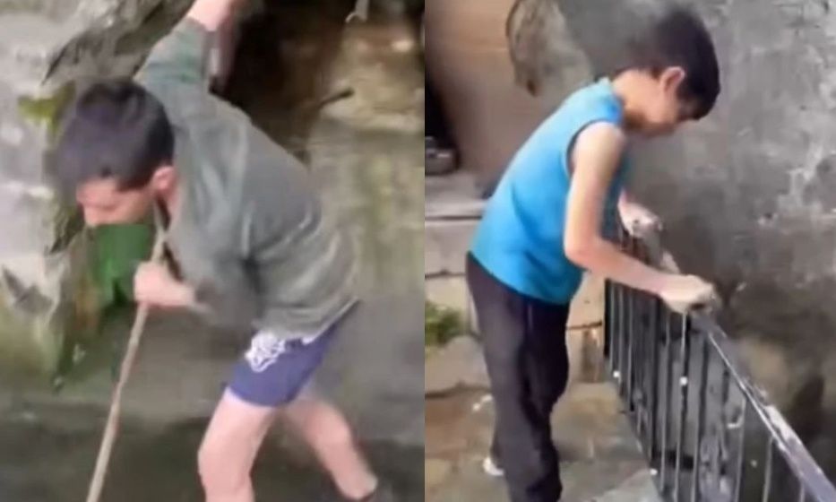 Δύο κρητικόπουλα έγιναν υπόδειγμα σεβασμού στην πολιτιστική κληρονομιά καθαρίζοντας τον Γεροντόμυλο