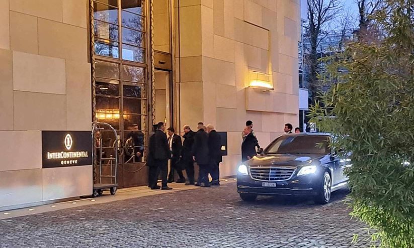 Πενταμερής για το Κυπρακό στη Γενεύη: Σε εξέλιξη το δείπνο στο Ξενοδοχείο Intercontinental
