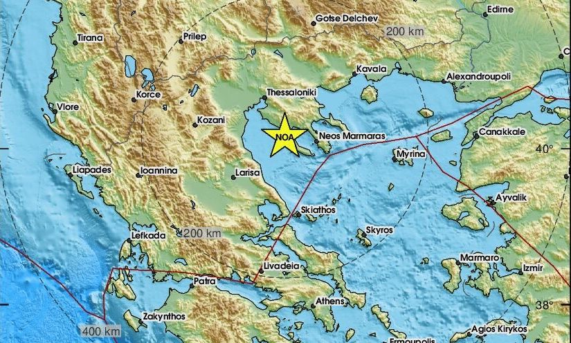 Σεισμός κοντά στα Νέα Μουδανιά – Αισθητός και στη Θεσσαλονίκη (pics)