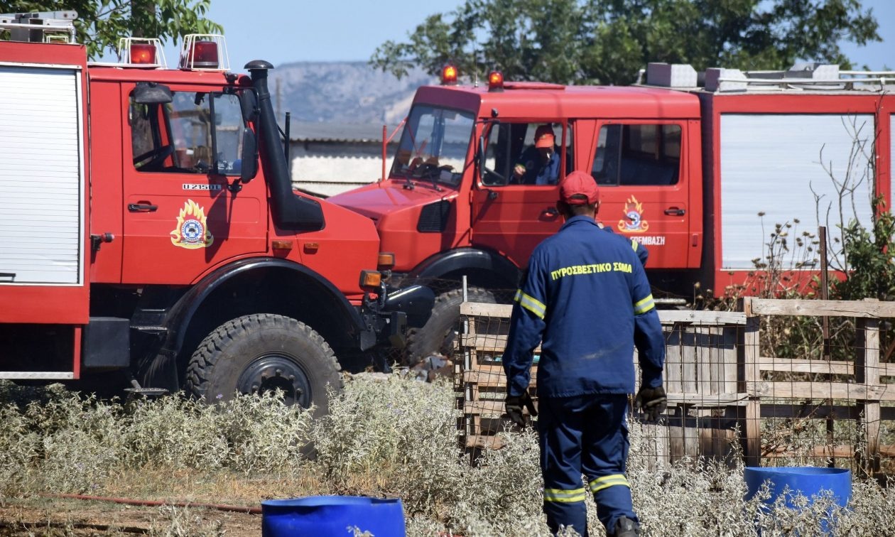 Μεσσηνία: Φωτιά στο Άνυδρο – Στο σημείο η Πυροσβεστική