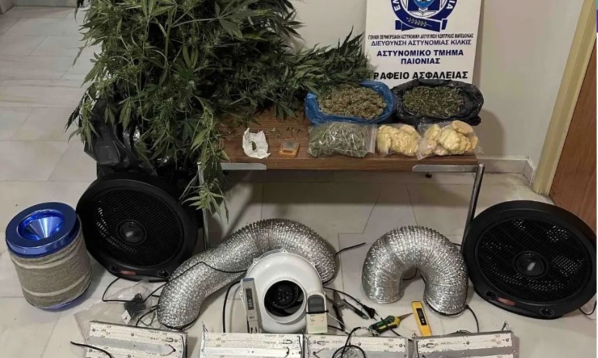 Θεσσαλονίκη: Έφτιαξε φυτεία κάνναβης στο… υπνοδωμάτιο, με δενδρύλλια έως και 1 μέτρο