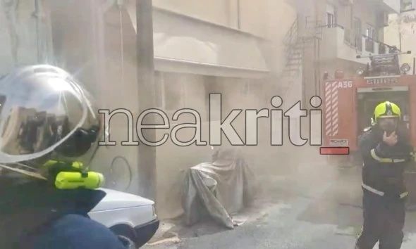 Φωτιά σε σπίτι στο Ηράκλειο – Επί ποδός η Πυροσβεστική
