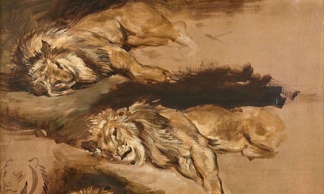 Έργο με λιοντάρια κρεμόταν στο σαλόνι οικογένειας για χρόνια – Ηταν αυθεντικός πίνακας Ντελακρουά